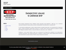 Tablet Screenshot of bezpiecznapraca.com